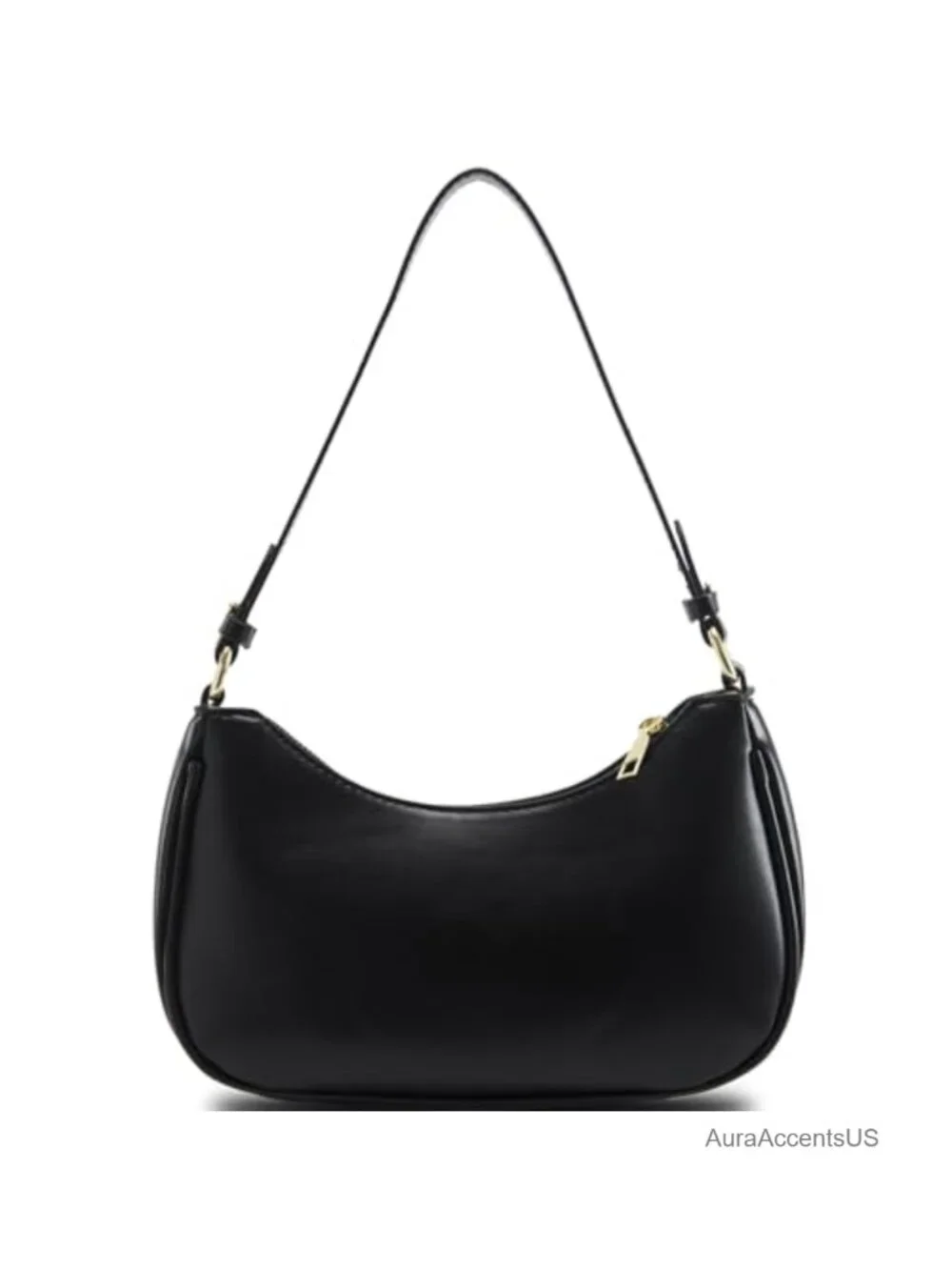 Y2K Trendy Hobo Handbag with Adjustable Straps Vegan Leather
